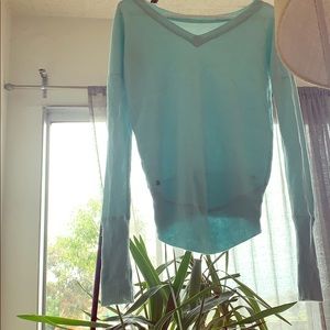 Teal cashmere sweater size small
